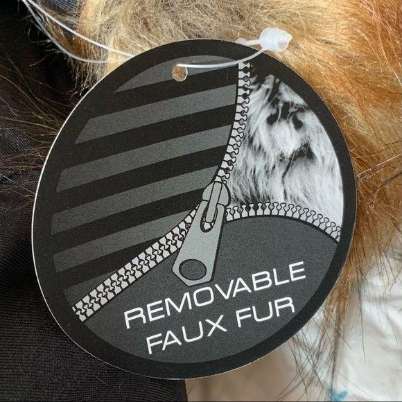 NWT CANADA WEATHER GEAR PARKA JACKET w/ REMOVABLE FAUX FUR TRIM IN BLACK - Picture 10 of 11